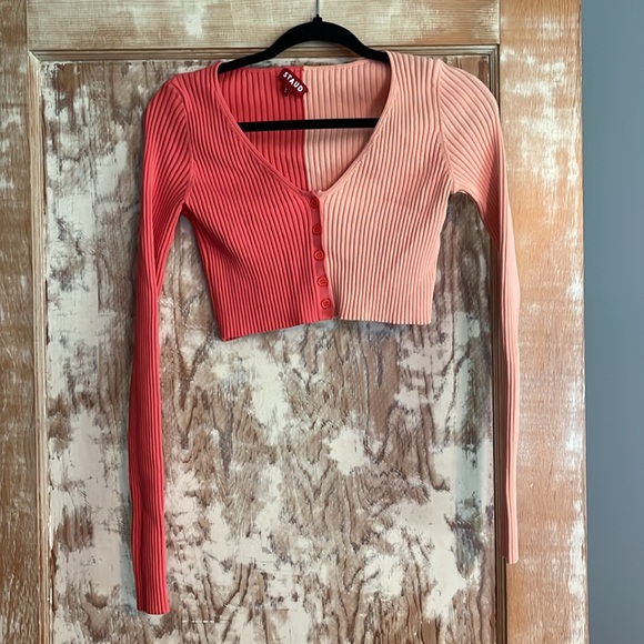 Staud Manon Cropped Cardigan - S - Picture 3 of 7